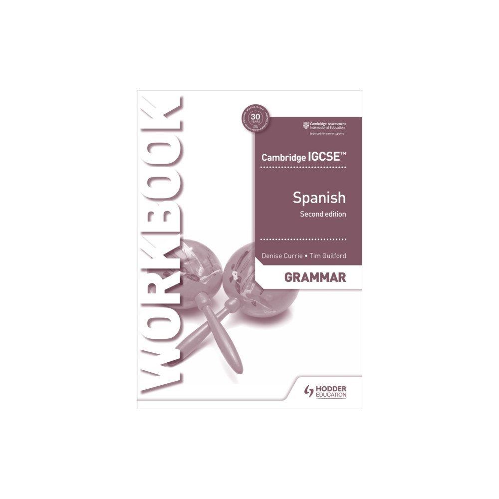Produktbild för Cambridge IGCSE™ Spanish Grammar Workbook Second Edition (häftad, eng)