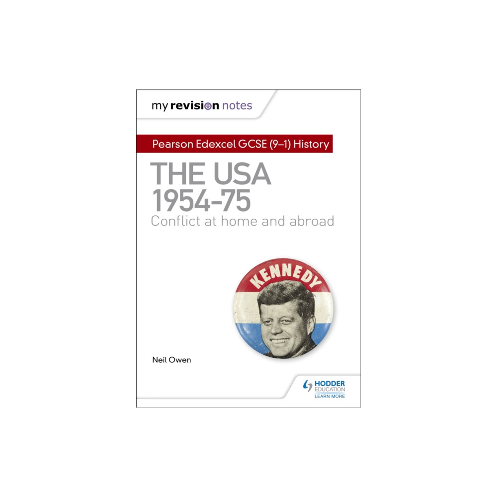 Produktbild för My Revision Notes: Pearson Edexcel GCSE (9-1) History: The USA, 1954–1975: conflict at home and abroad (häftad, eng)