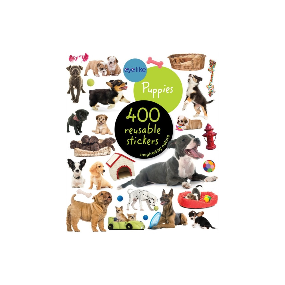 Produktbild för Eyelike Stickers: Puppies (häftad, eng)