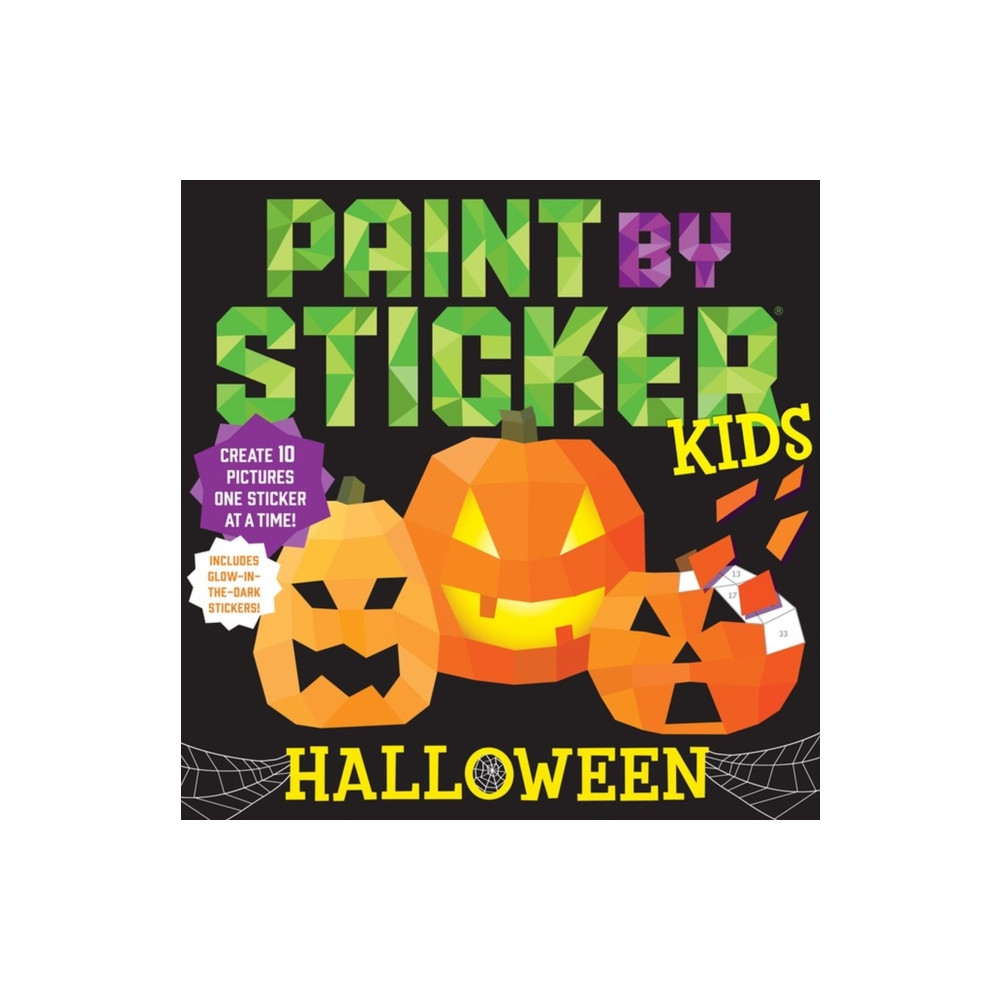 Produktbild för Paint by Sticker Kids: Halloween (häftad, eng)