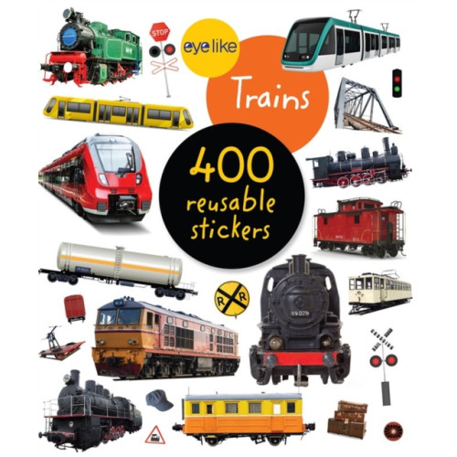 Workman Publishing Eyelike Stickers: Trains (häftad, eng)
