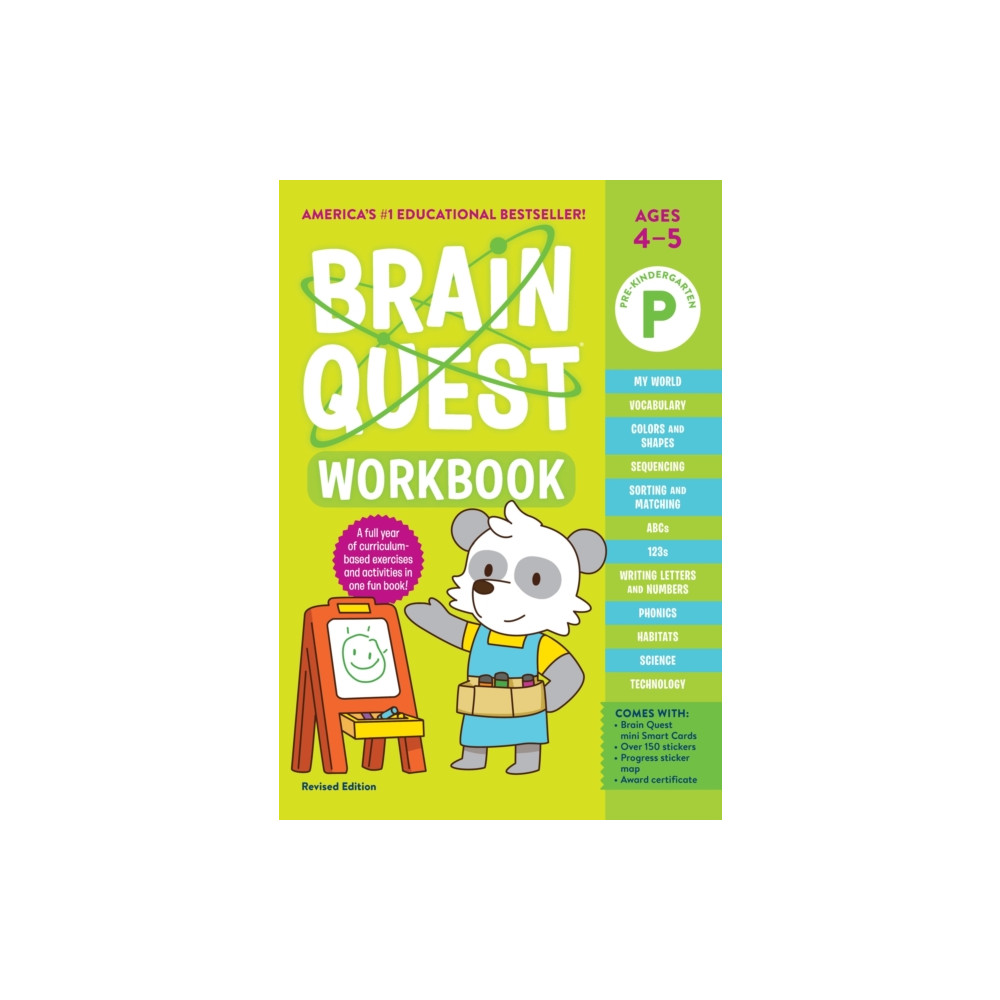 Produktbild för Brain Quest Workbook: Pre-K (Revised Edition) (häftad, eng)