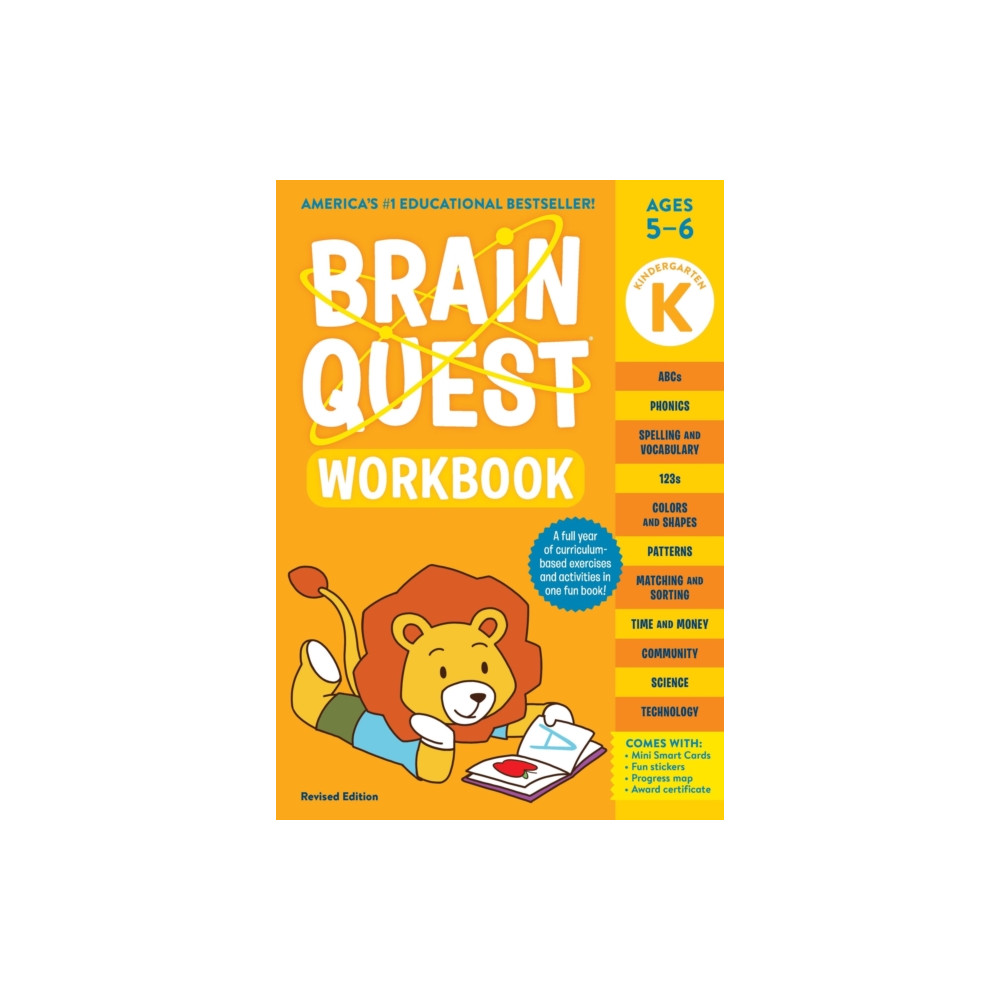 Produktbild för Brain Quest Workbook: Kindergarten (Revised Edition) (häftad, eng)