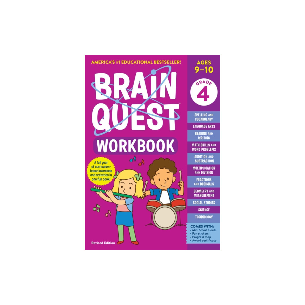 Produktbild för Brain Quest Workbook: 4th Grade (Revised Edition) (häftad, eng)