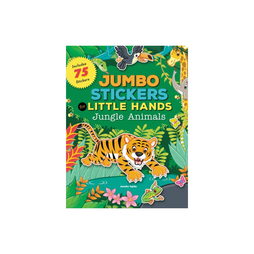 Produktbild för Jumbo Stickers for Little Hands: Jungle Animals (häftad, eng)
