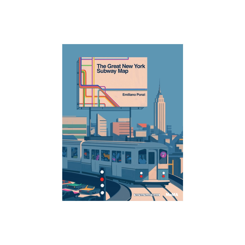 Produktbild för The Great New York Subway Map (inbunden, eng)