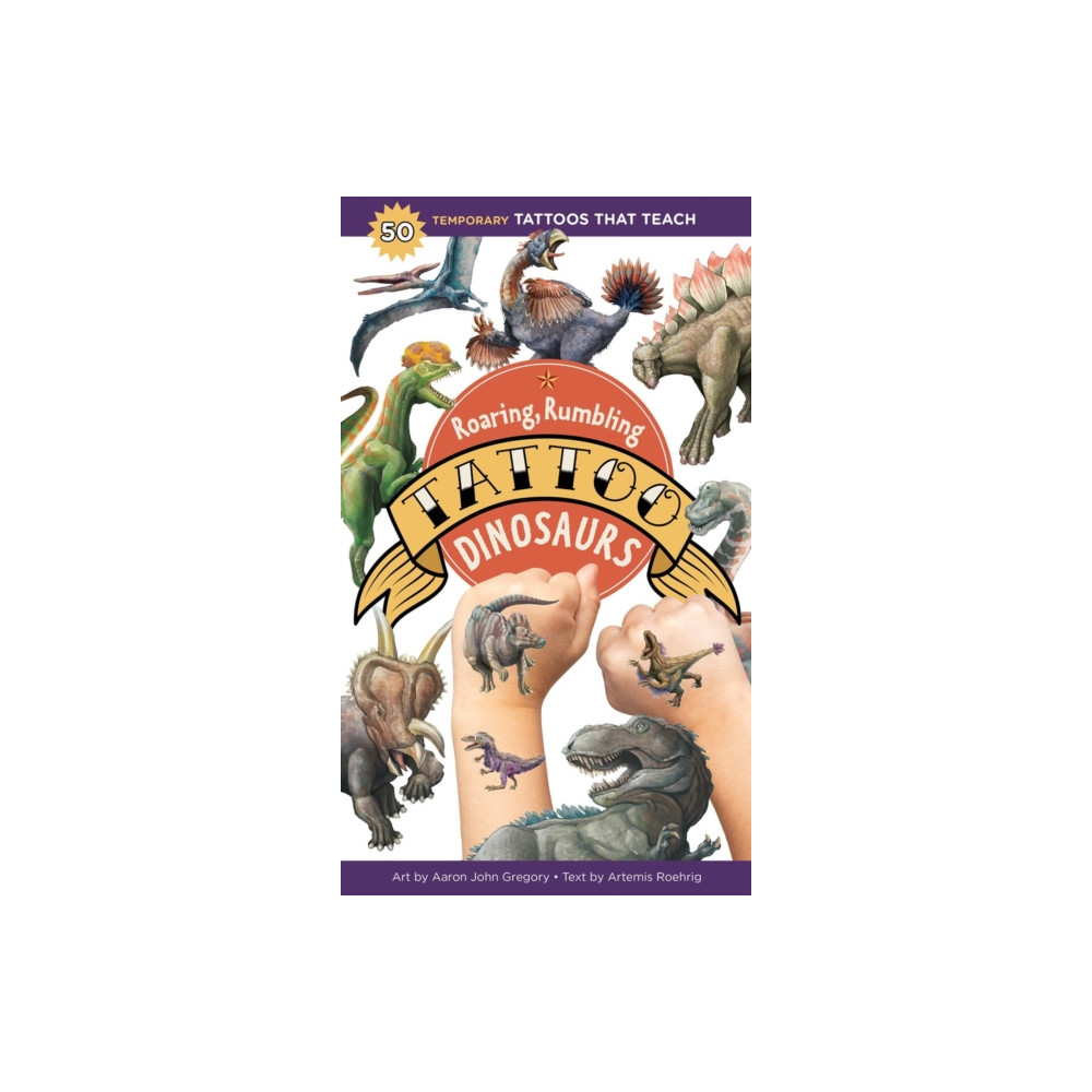 Produktbild för Roaring, Rumbling Tattoo Dinosaurs (häftad, eng)