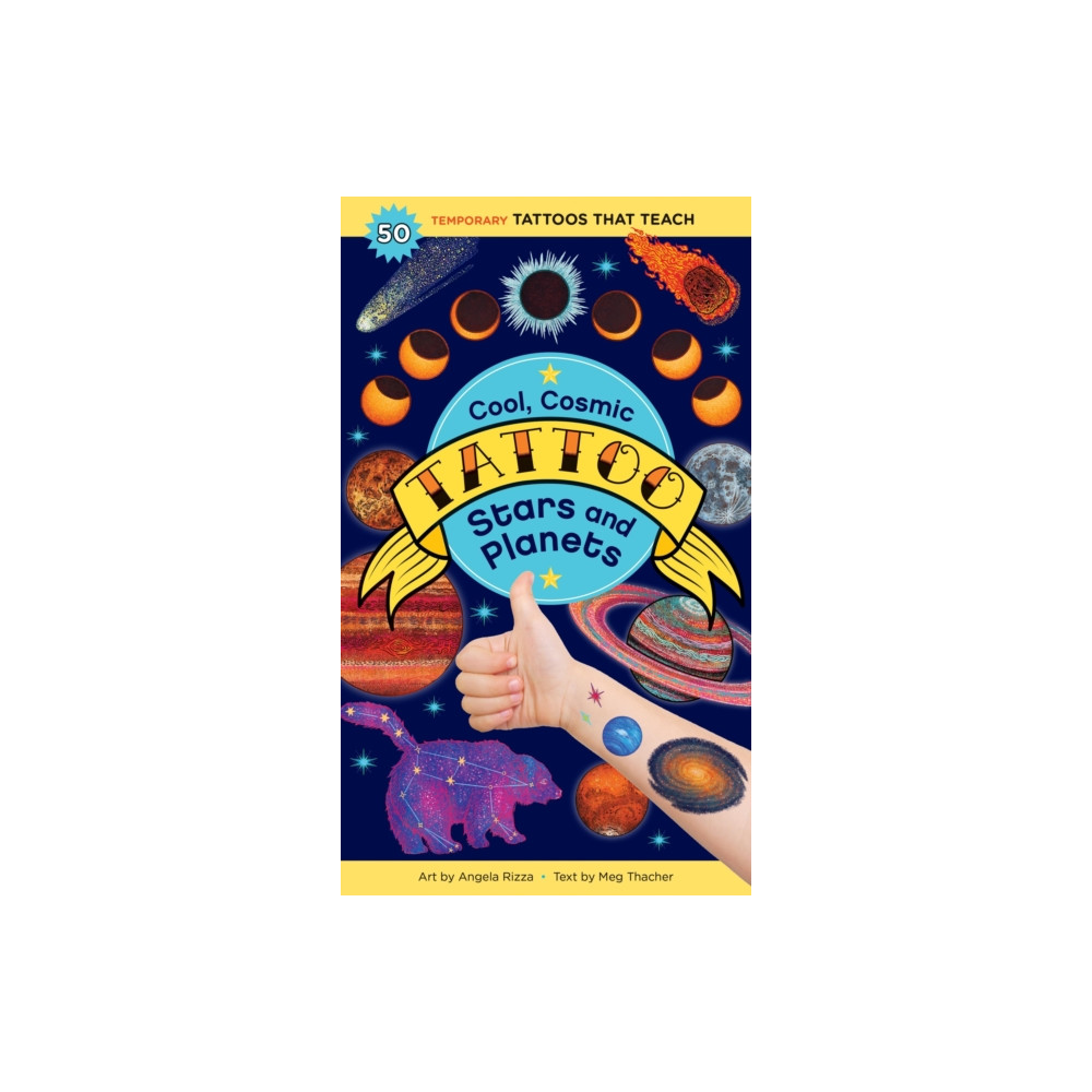 Produktbild för Cool, Cosmic Tattoo Stars and Planets (häftad, eng)