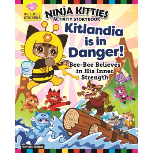 Fox Chapel Publishing Ninja Kitties Kitlandia is in Danger! Activity Storybook (häftad)