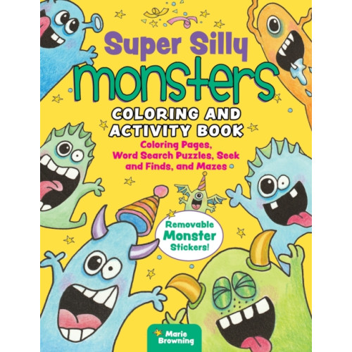 Fox Chapel Publishing Super Silly Monsters Coloring and Activity Book (häftad)
