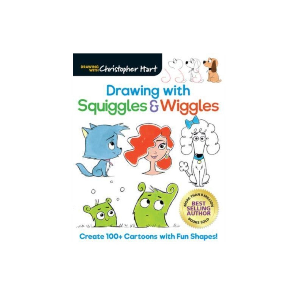 Produktbild för Drawing with Squiggles & Wiggles (häftad, eng)