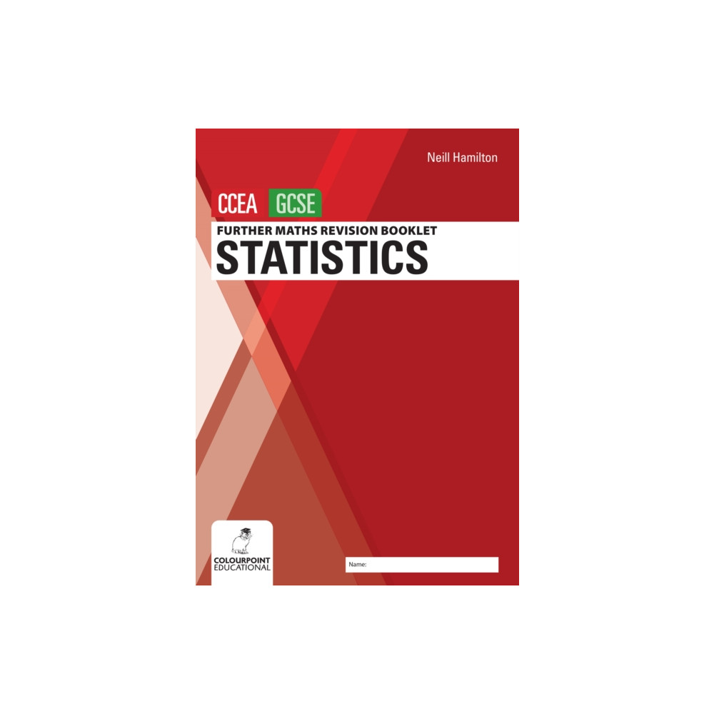 Produktbild för Further Mathematics Revision Booklet for CCEA GCSE: Statistics (häftad, eng)