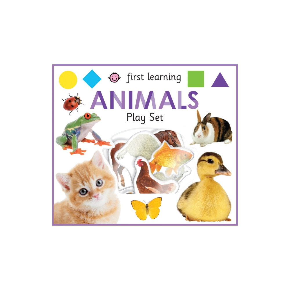 Produktbild för First Learning Play Set: Animals (bok, board book, eng)