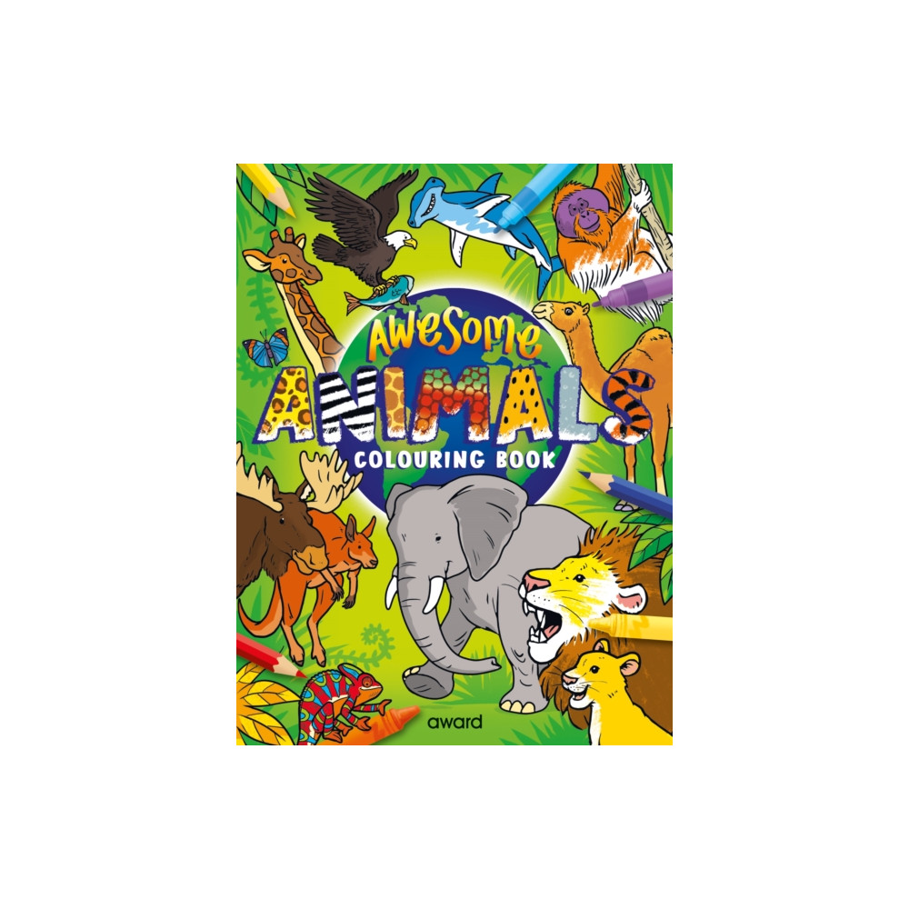 Produktbild för Awesome Animals Colouring Book (häftad, eng)