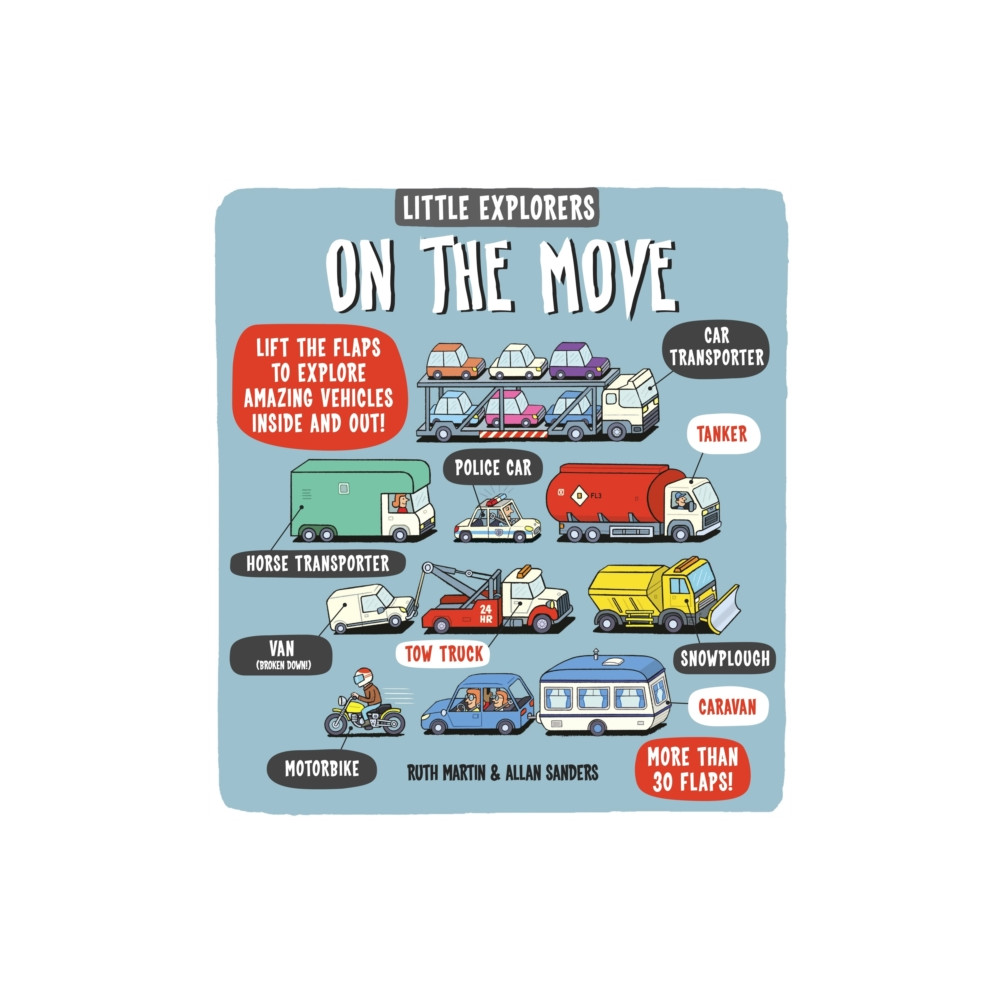 Produktbild för Little Explorers: On the Move (bok, board book, eng)