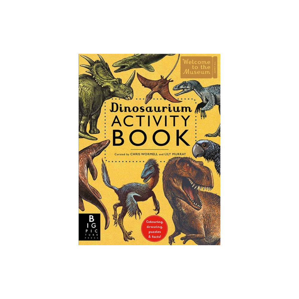 Produktbild för Dinosaurium Activity Book (häftad, eng)