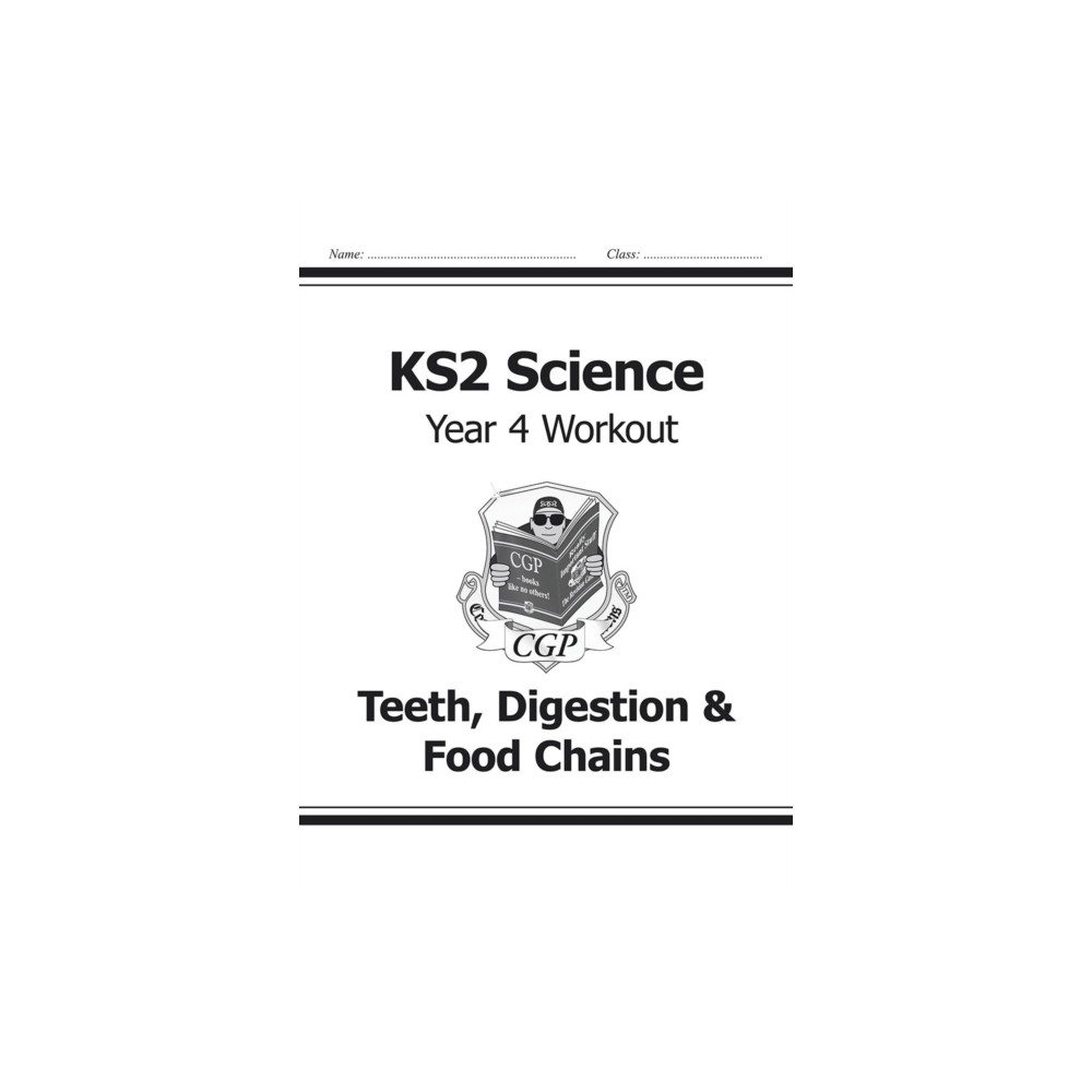 Produktbild för KS2 Science Year 4 Workout: Teeth, Digestion & Food Chains (häftad, eng)