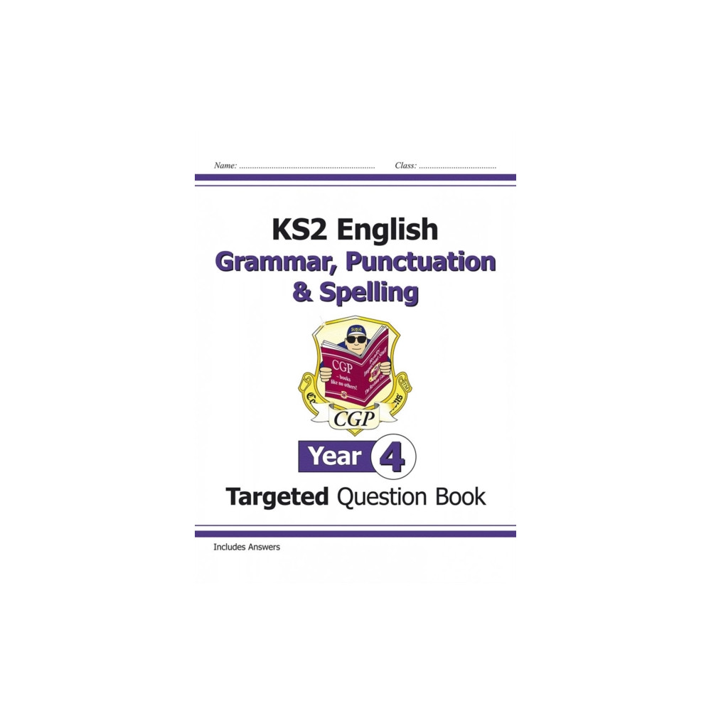 Produktbild för KS2 English Year 4 Grammar, Punctuation & Spelling Targeted Question Book (with Answers) (häftad, eng)