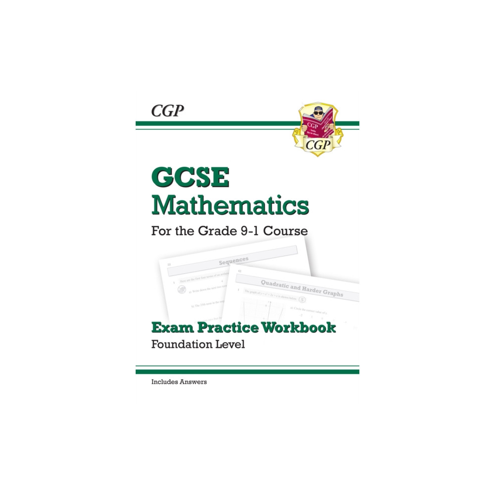 Produktbild för GCSE Maths Exam Practice Workbook: Foundation - includes Video Solutions and Answers (häftad, eng)