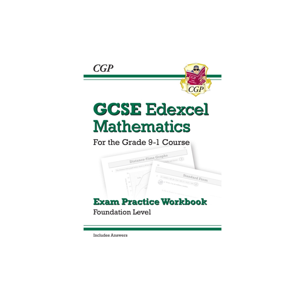 Produktbild för GCSE Maths Edexcel Exam Practice Workbook: Foundation - includes Video Solutions and Answers (häftad, eng)