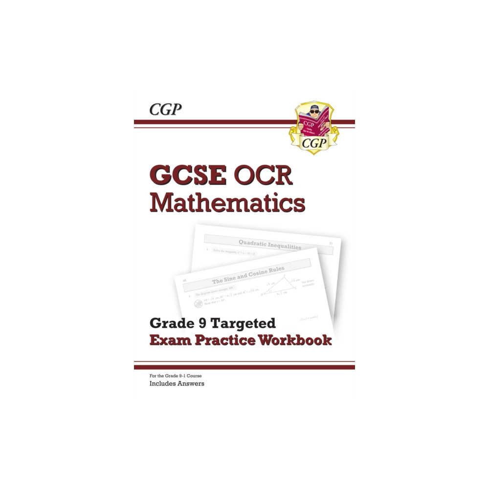 Produktbild för GCSE Maths OCR Grade 8-9 Targeted Exam Practice Workbook (includes Answers) (häftad, eng)