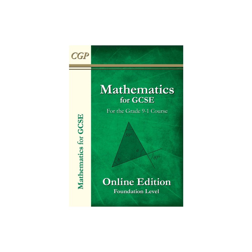 Produktbild för Maths for GCSE Textbook: Foundation - includes Answers (häftad, eng)