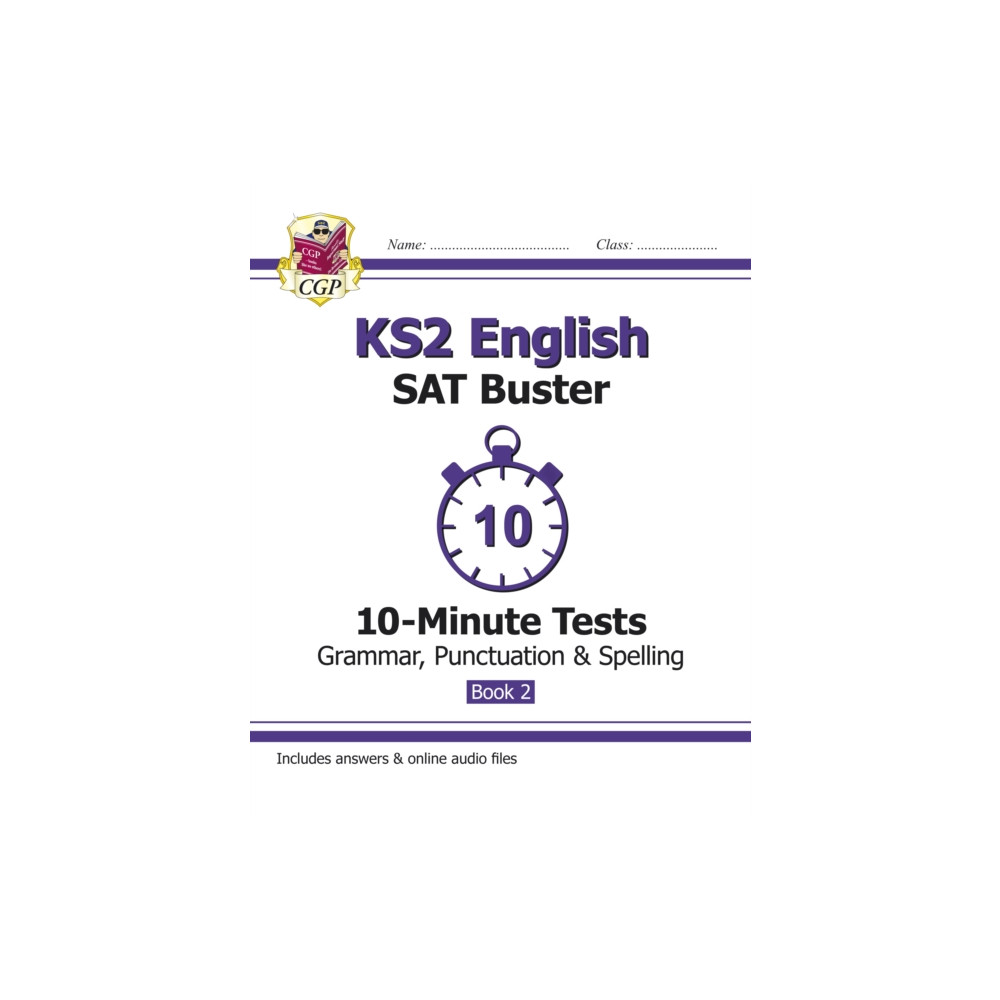 Produktbild för KS2 English SAT Buster 10-Minute Tests: Grammar, Punctuation & Spelling - Book 2 (for 2027) (häftad, eng)