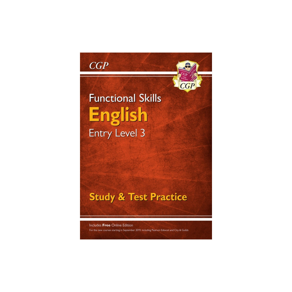Produktbild för Functional Skills English Entry Level 3 - Study & Test Practice (häftad, eng)