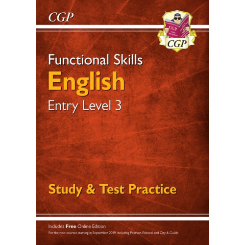 Coordination Group Publications Ltd (CGP) Functional Skills English Entry Level 3 - Study & Test Practice (häftad, eng)