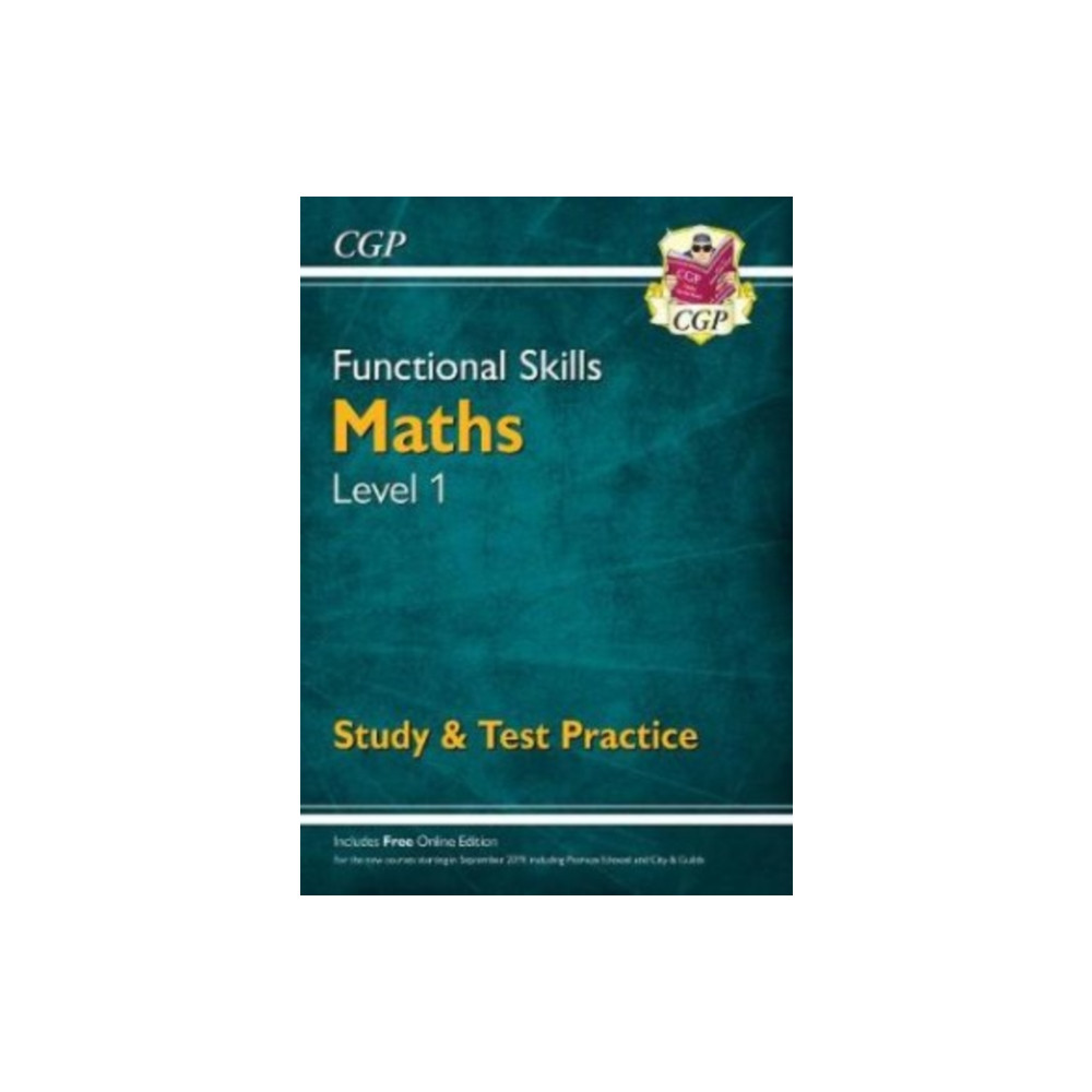 Produktbild för Functional Skills Maths Level 1 - Study & Test Practice (häftad, eng)