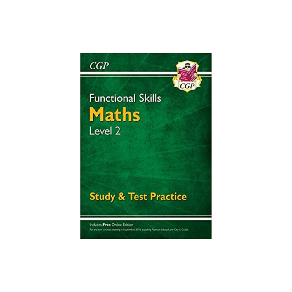 Produktbild för Functional Skills Maths Level 2 - Study & Test Practice (häftad, eng)