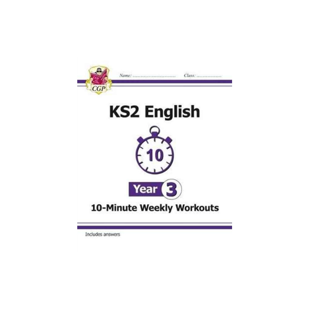 Produktbild för KS2 Year 3 English 10-Minute Weekly Workouts (häftad, eng)