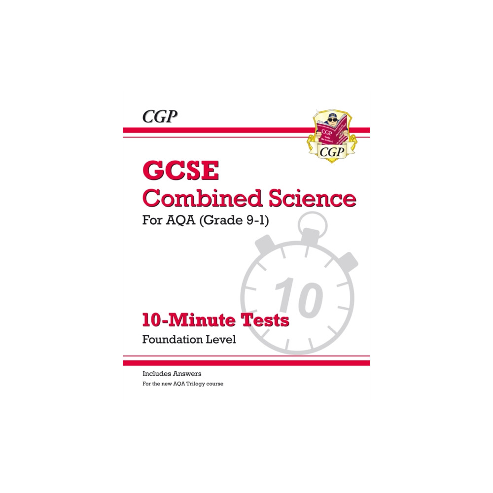 Produktbild för GCSE Combined Science: AQA 10-Minute Tests - Foundation (includes answers) (häftad, eng)