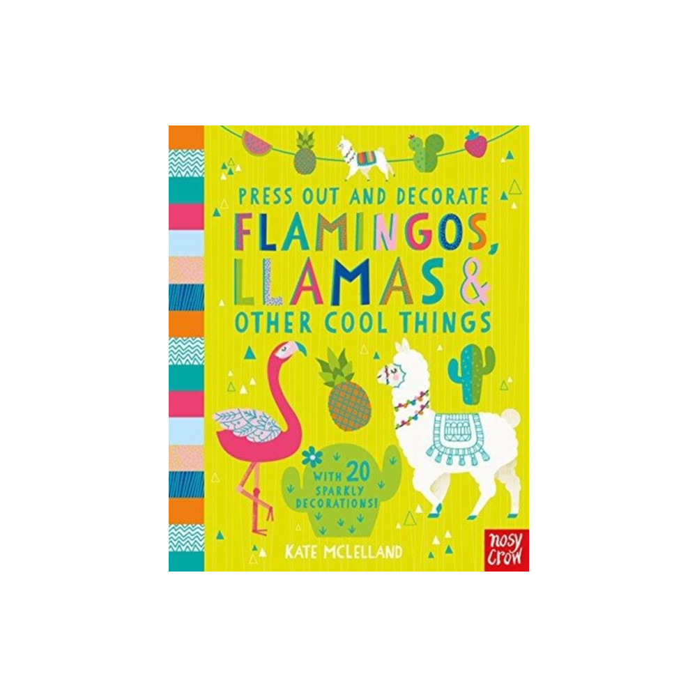Produktbild för Press Out and Decorate: Flamingos, Llamas and Other Cool Things (bok, board book, eng)