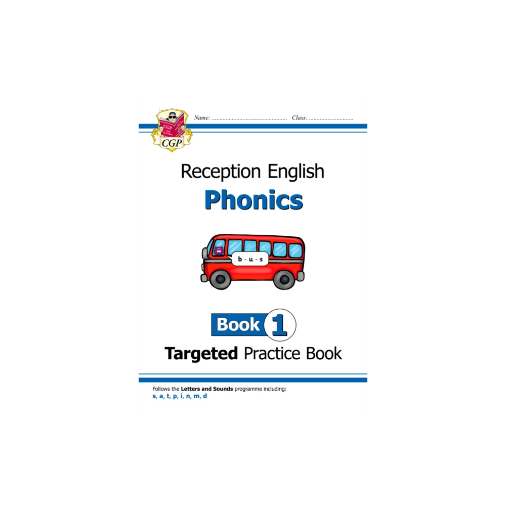 Produktbild för Reception English Phonics Targeted Practice Book - Book 1 (häftad, eng)