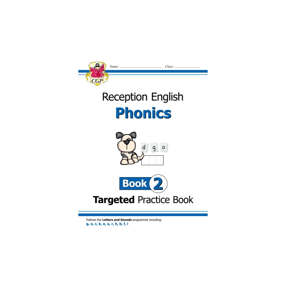 Produktbild för Reception English Phonics Targeted Practice Book - Book 2 (häftad, eng)