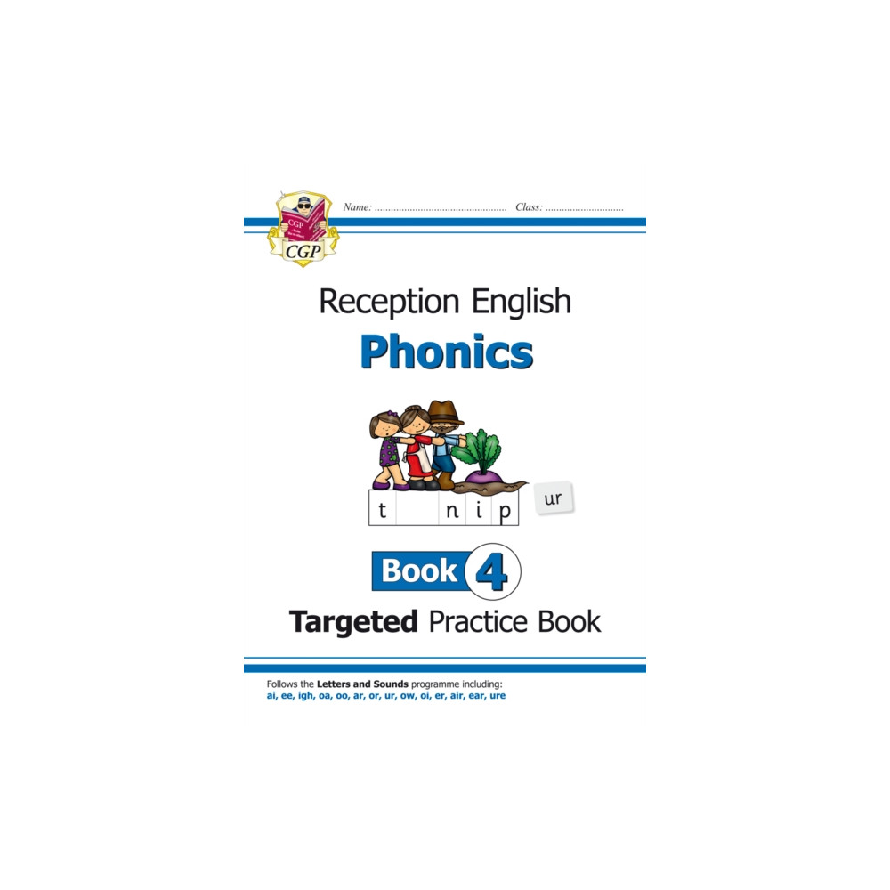Produktbild för Reception English Phonics Targeted Practice Book - Book 4 (häftad, eng)