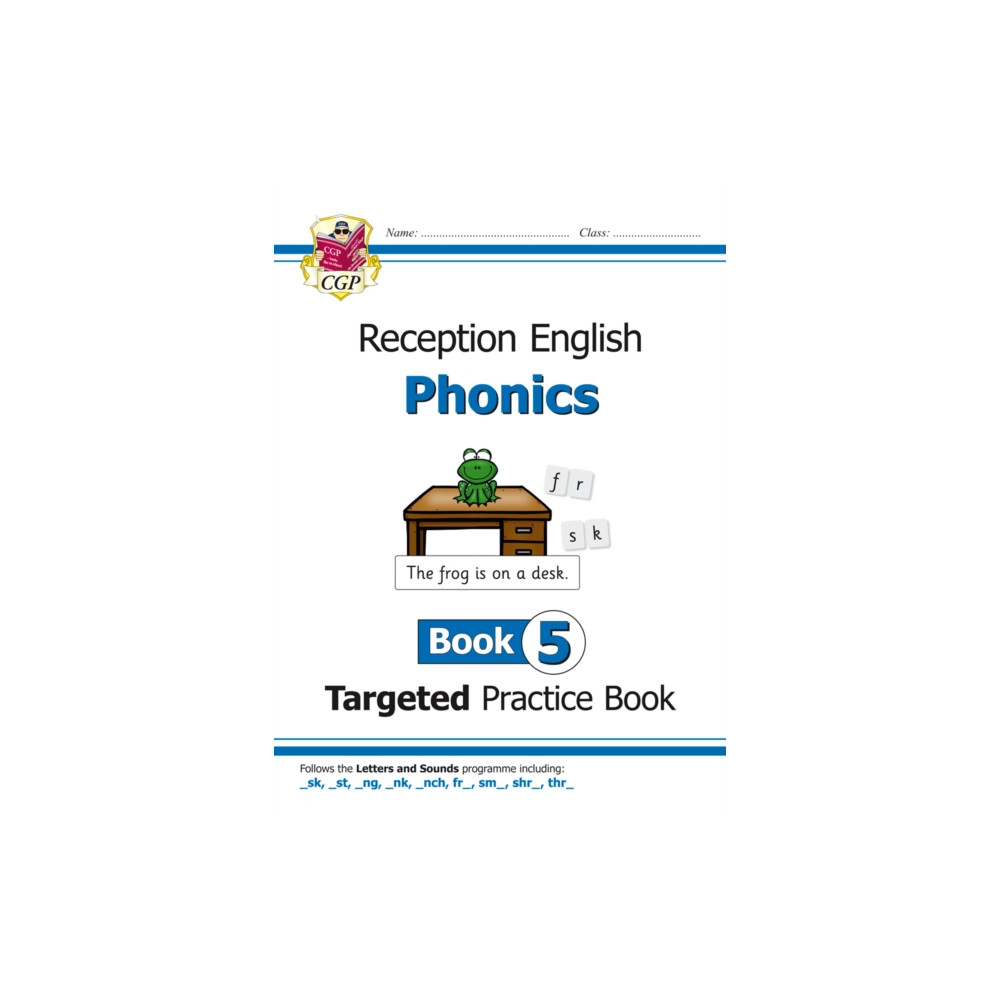 Produktbild för Reception English Phonics Targeted Practice Book - Book 5 (häftad, eng)