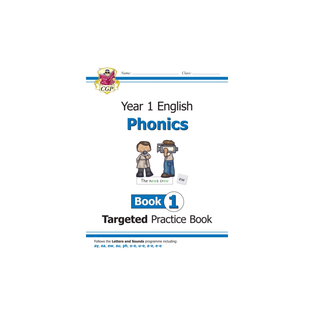 Produktbild för KS1 English Year 1 Phonics Targeted Practice Book - Book 1 (häftad, eng)