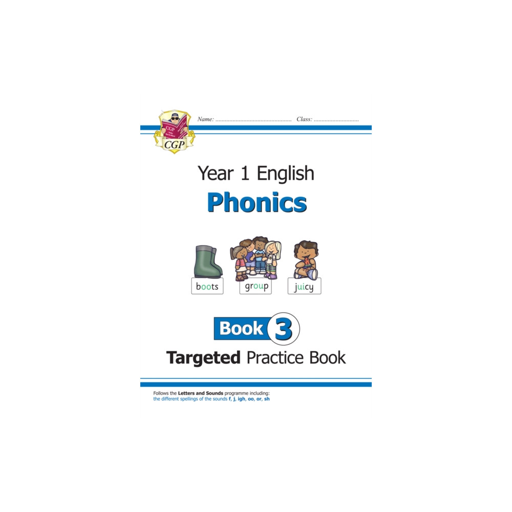 Produktbild för KS1 English Year 1 Phonics Targeted Practice Book - Book 3 (häftad, eng)