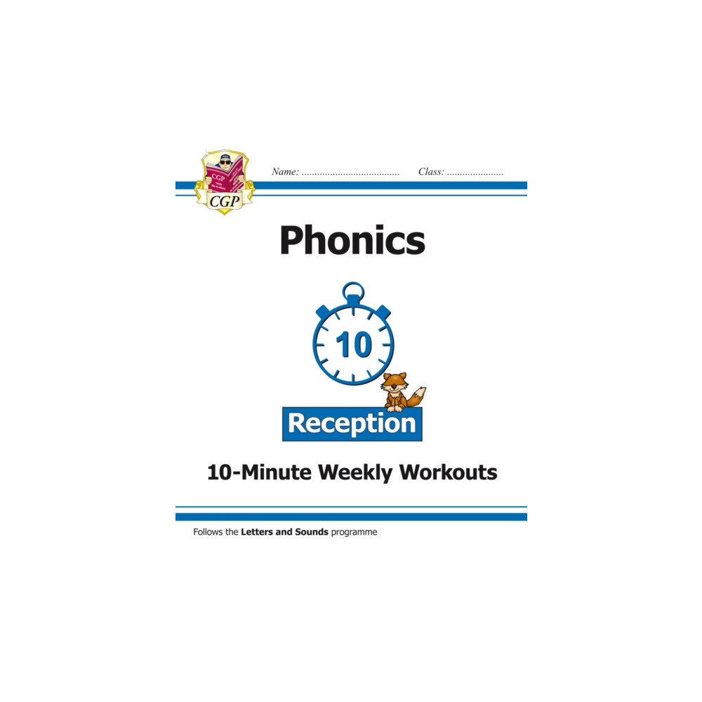 Produktbild för Reception English Phonics 10-Minute Weekly Workouts (häftad, eng)