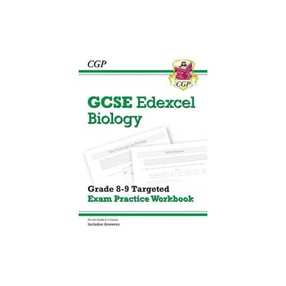 Produktbild för GCSE Biology Edexcel Grade 8-9 Targeted Exam Practice Workbook (includes answers) (häftad, eng)