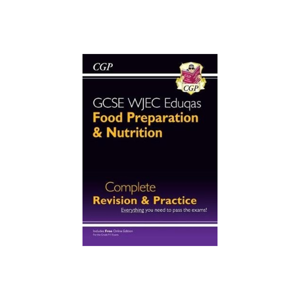 Produktbild för GCSE Food Preparation & Nutrition WJEC Eduqas Complete Revision & Practice (with Online Quizzes) (häftad, eng)