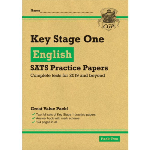 Coordination Group Publications Ltd (CGP) KS1 English SATS Practice Papers: Pack 2 (for end of year assessments) (häftad, eng)