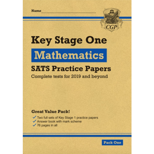 Coordination Group Publications Ltd (CGP) KS1 Maths SATS Practice Papers: Pack 1 (for end of year assessments) (häftad, eng)