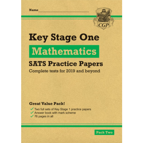 Coordination Group Publications Ltd (CGP) KS1 Maths SATS Practice Papers: Pack 2 (for end of year assessments) (häftad, eng)