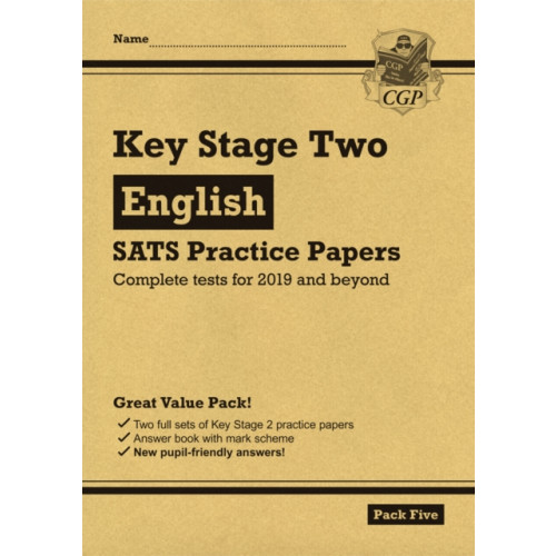 Coordination Group Publications Ltd (CGP) KS2 English Year 6 SATS Practice Papers: Pack 5 - for the 2027 tests (with free Online Extras)