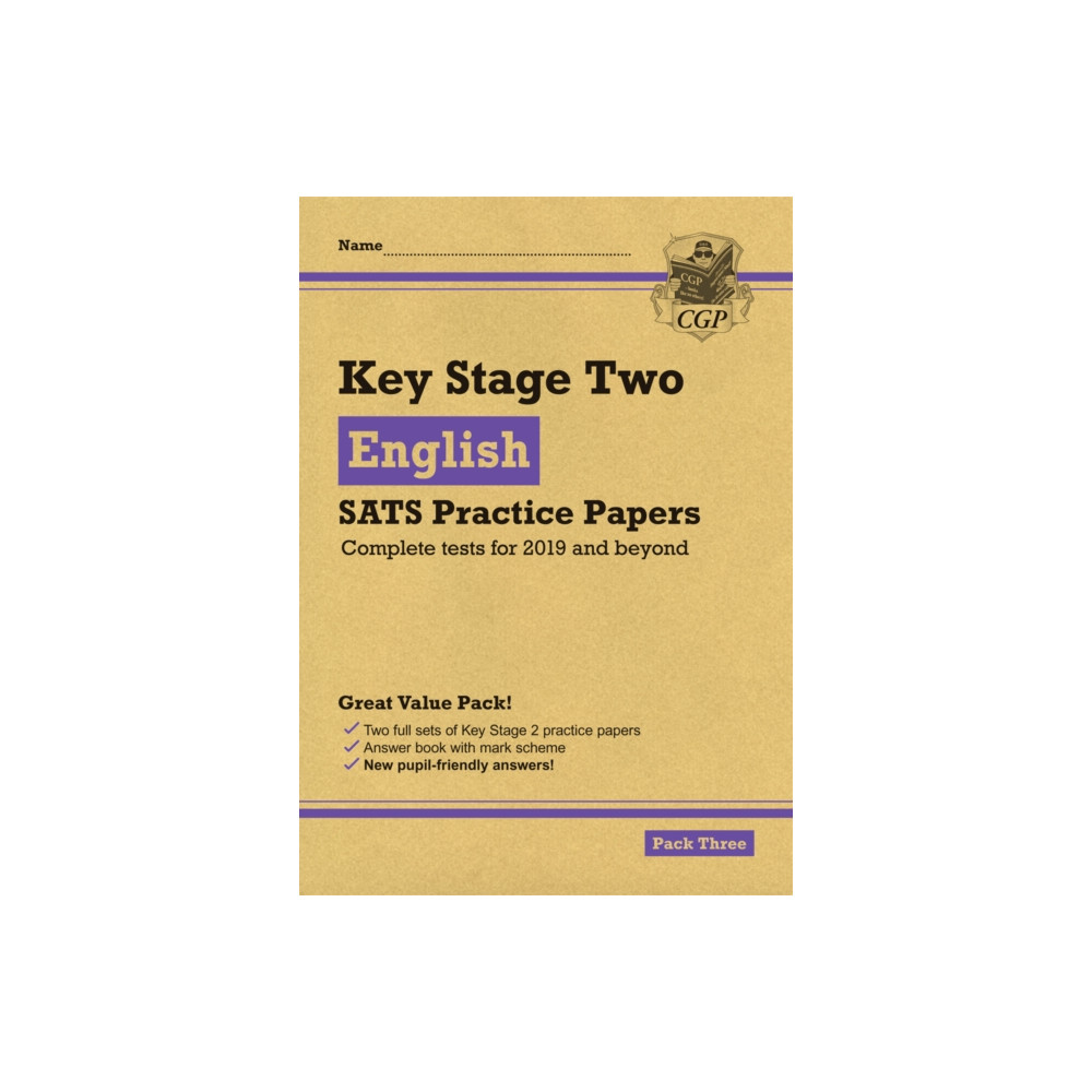 Produktbild för KS2 English Year 6 SATS Practice Papers: Pack 3 - for the 2027 tests (with free Online Extras)