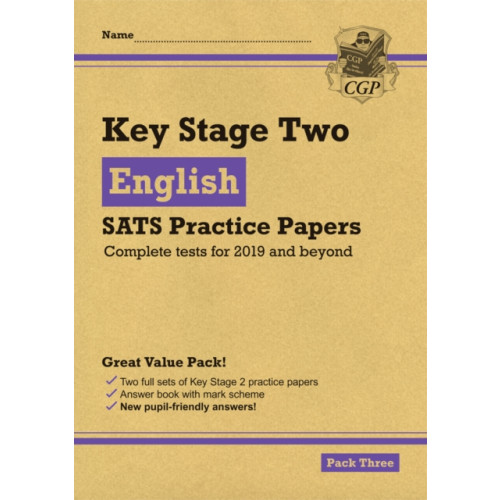 Coordination Group Publications Ltd (CGP) KS2 English Year 6 SATS Practice Papers: Pack 3 - for the 2027 tests (with free Online Extras)