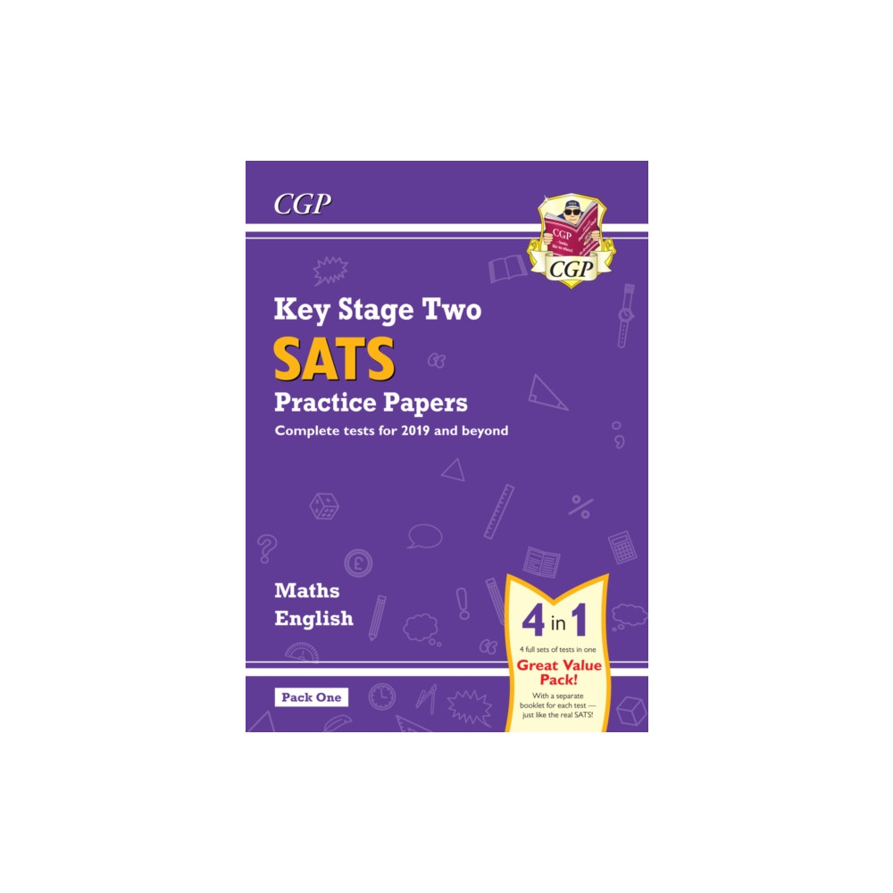 Produktbild för KS2 Maths & English Year 6 SATS Practice Papers: Pack 1 - for 2027 (with free Online Extras)